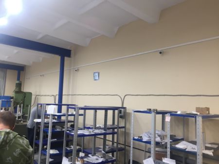 Установленные камеры на предприятии